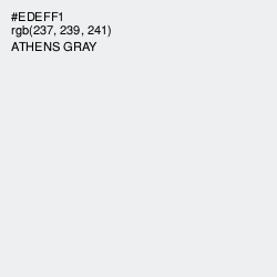 #EDEFF1 - Athens Gray Color Image